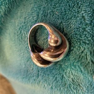 Vintage James Avery Sterling Silver Domed Twist Sister Ring Retired Siz…